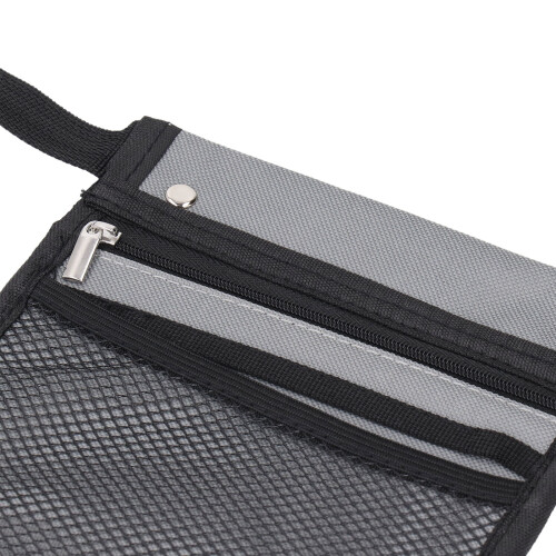 (Grey) Grijs waterdicht nurse pouch met mesh 1