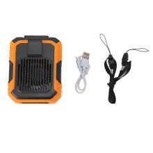 Ventilatore Cintura Clip 3 Velocità Ricaricabile Luce