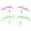 2x Silicone Wimperscheiders 2 Kleuren 1