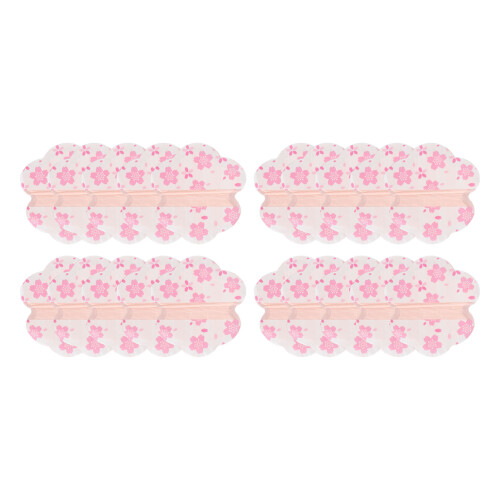 (Pink) 20x Einweg-Achselschutz-Pads Rosa