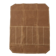 (Khaki) Tragbare wasserdichte Kochmesser-Tasche aus Wachskanvas, Khaki