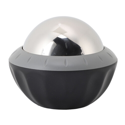 Eis-Massage-Rolle Edelstahl Grau/Schwarz 1