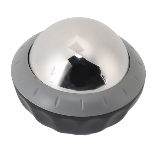 Eis-Massage-Rolle Edelstahl Grau/Schwarz 2