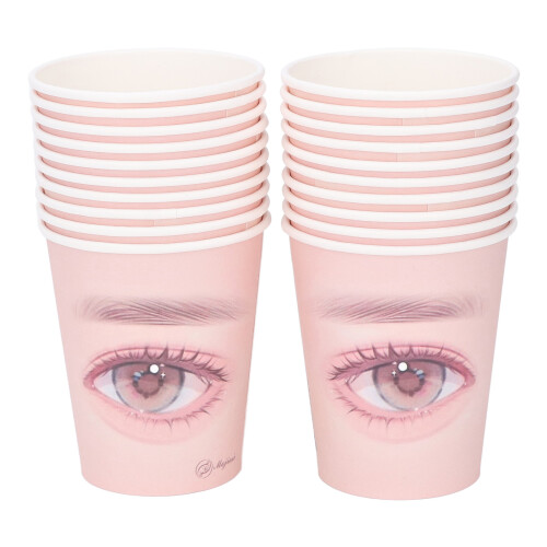 20pcs Thickened Eyelash Practice Cups for Beginners