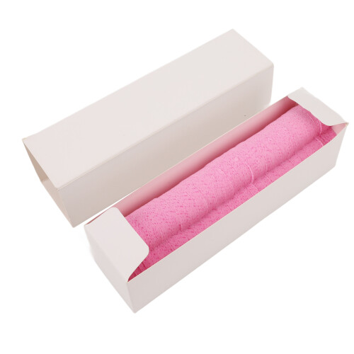 500 Pad Cotone Rosa Pulizia Colla Unghie