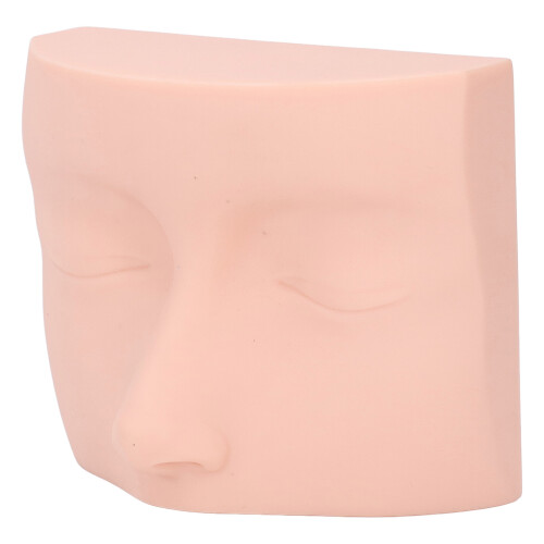 Reusable Soft PVC Eyelash Mannequin Head Training 1