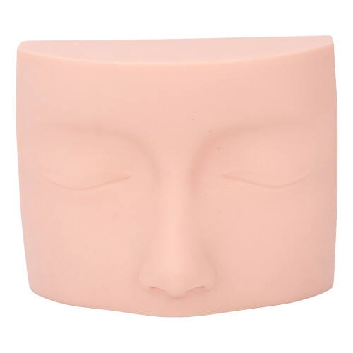 Reusable Soft PVC Eyelash Mannequin Head Training 2