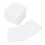 (White) 500PCS Soft White Square Nail Glue Cleaning Pads 2