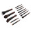 12 Delige Mini Make-up Kwastenset Bruin 5