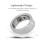 Smart Ring Fitness Tracker IPX8 Waterproof 350mAh 4