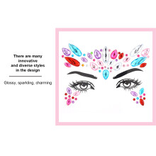 Rhinestone Face Decorative Stickers Crystal Eye Makeup Accessories