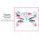 Rhinestone Face Decorative Stickers Crystal Eye Makeup Accessories 1