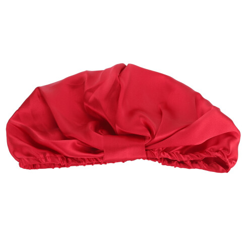 (Red) Zijden Haarbonnet Frictie Verminderend