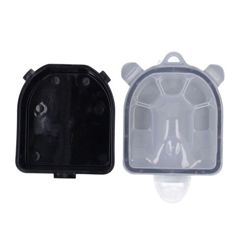 3pcs Nail Soaking Bowl Double Layers Buckle Lock Black 2