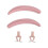 (Pink) Wimper Separator Tool, Wasbaar Silicone Basis, Blauw 1