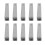 10pcs Stainless Steel Fish Bone Tweezers 3