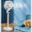Floor Fan with Night Light 5 Speeds Timer Auto Oscillation Remote 2
