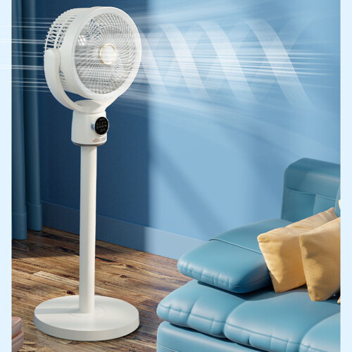 Floor Fan with Night Light 5 Speeds Timer Auto Oscillation Remote 1