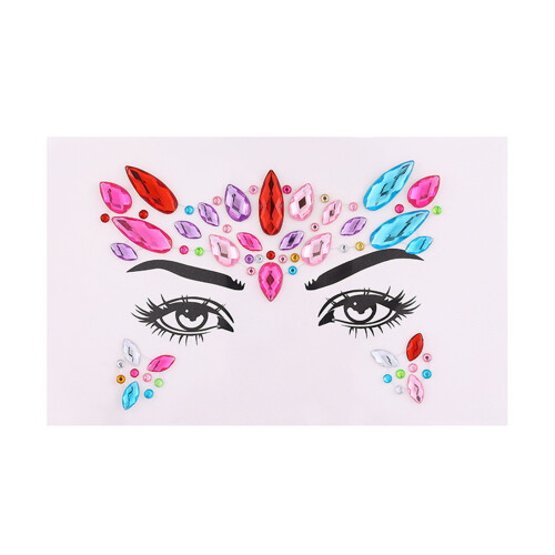 Rhinestone Face Decorative Stickers Crystal Eye Makeup Accessories 2