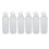 Clear Plastic Pump Bottle Refillable Massage Oil Shampoo Conditioner 4