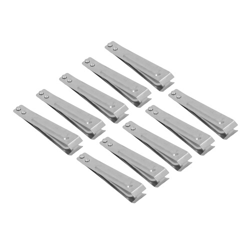 10pcs Stainless Steel Fish Bone Tweezers 1