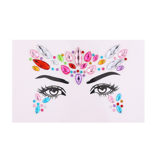 Rhinestone Face Decorative Stickers Crystal Eye Makeup Accessories 1
