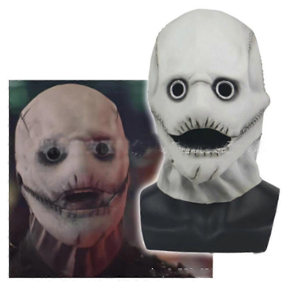 Kikidex (As Show, Long) Halloween Slipknot Corey Taylor Mask Dj Cosplay Horror Long/Short Latex Mask Carnival Masquerade Party Props Gifts