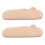(Brown) 2x Silikon-Make-up-Pinselhalter Braun 1