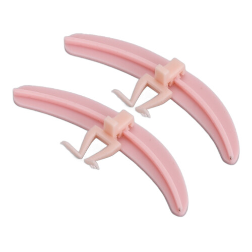 (Pink) Wimper Separator Tool, Wasbaar Silicone Basis, Blauw 2