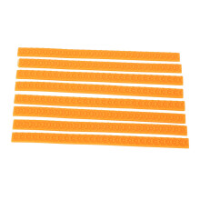 (Orange) 8x oranje siliconen wielaftrekkers