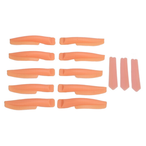 Reusable Comfortable Silicone Eyelash Perm Rods 1