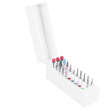 30 Stks Nagelboor Bits Set Staal Cuticula Verwijderaar