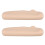 (Brown) 2x Silikon-Make-up-Pinselhalter Braun 5