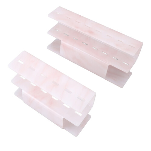 2Pcs Plastic Tweezers Organizer Rack 6/8 Holes 1