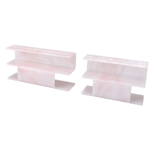 2Pcs Plastic Tweezers Organizer Rack 6/8 Holes 2