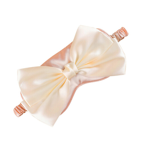 (Pink) Sleep Eye Patch Bowknot Light Blocking Pink 2
