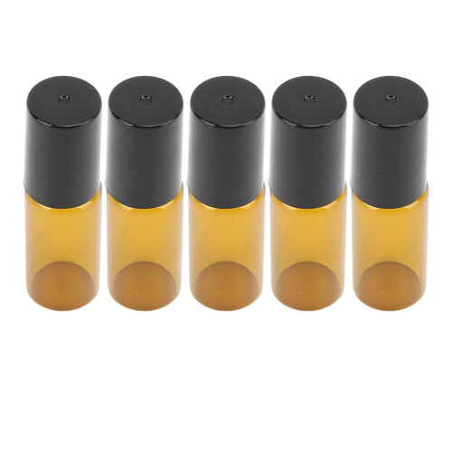 10pcs 5ml Empty Essential Oil Bottles Stainless Steel Roller 2