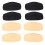 4 Pairs Silicone Bra Pads Non Slip Black/Skin 3