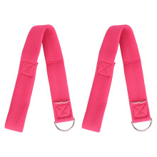 (Rose Red) 2x Baby Stroller Safety Wrist Strap Rose Red 38x450mm