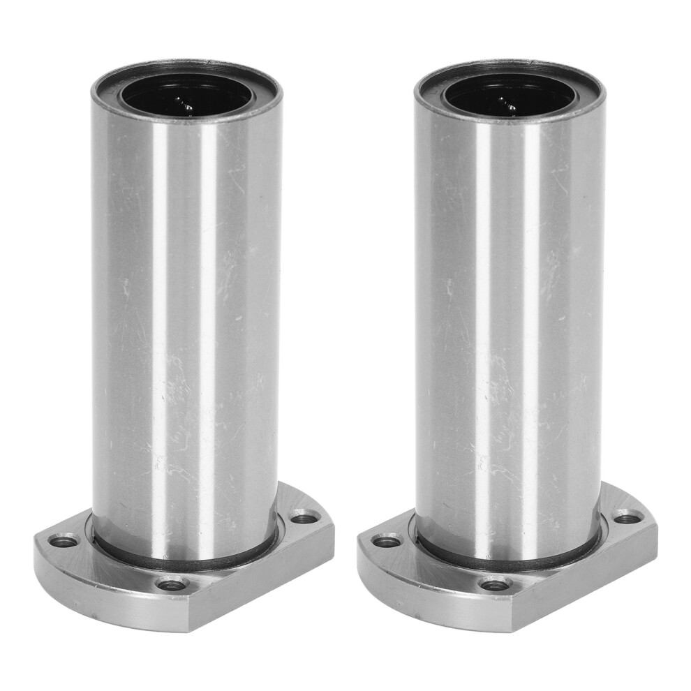 2Pcs LMH30UU Oval Flange Linear Ball Bearing Kit â Steel, 30mm Inner-image-OPC-PMHBKYW-NEW