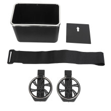Stainless Steel Car Armrest Cup Holder Multi Functional Tissue Towel