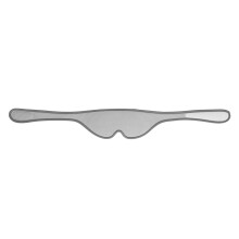 3D Zijaap oogmasker afneembaar