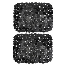 2x PVC Spülbecken-Matte rutschfest leicht zu reinigen