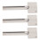 12x Edelstahl-Zahnpastaspender ergonomisch 5