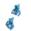 (Blue) Lenkergriff-Abdeckung in Hoodie-Form, Schwarz 4