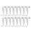 16x RVS deuropener wit 4