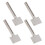 12x Edelstahl-Zahnpastaspender ergonomisch 2