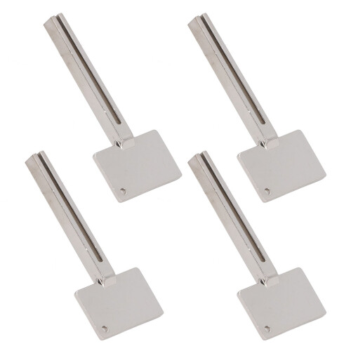 12x Edelstahl-Zahnpastaspender ergonomisch 1