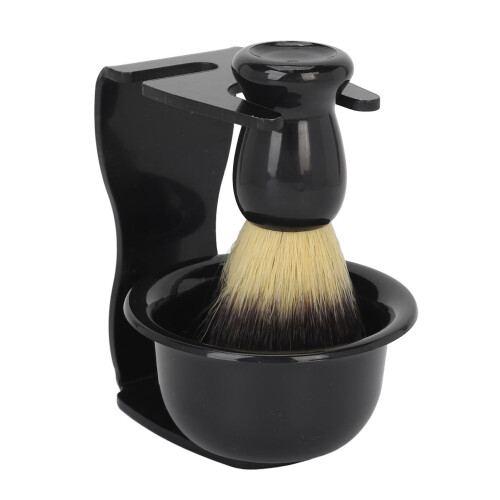 Set Spazzola Barba Uomo con Ciotola e Supporto 1