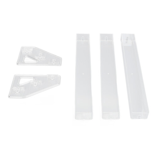 3-stufiger transparenter Lidschatten-Organizer, platzsparend